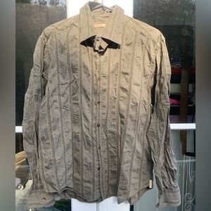 Ted Baker Gothic eastern Asian  styled L/S button down shirt